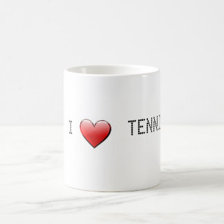 Ik hou van tennismok koffiemok