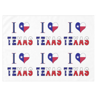 Ik hou van Texas Flag Tafelkleed