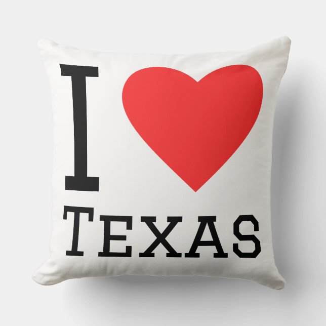 Ik hou van Texas  Kussen (Voorkant)