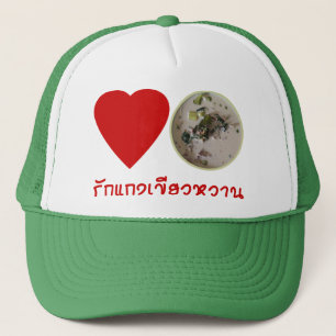 Ik hou van Thai Green Curry ... Thailand Street Fo Trucker Pet