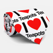 ik hou van theapots stropdas (Opgerold)