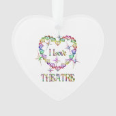 Ik hou van theater ornament (voorkant)