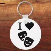 Ik hou van theater sleutelhanger (Voorkant)