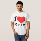 Ik hou van therapie t-shirt (Voorkant volledig)