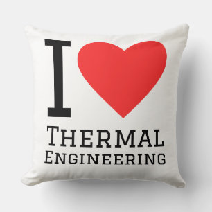 Ik hou van thermische engineering kussen