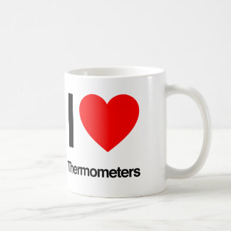 Ik hou van thermometers koffiemok