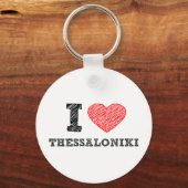 Ik hou van Thessaloniki Sleutelhanger (Voorkant)