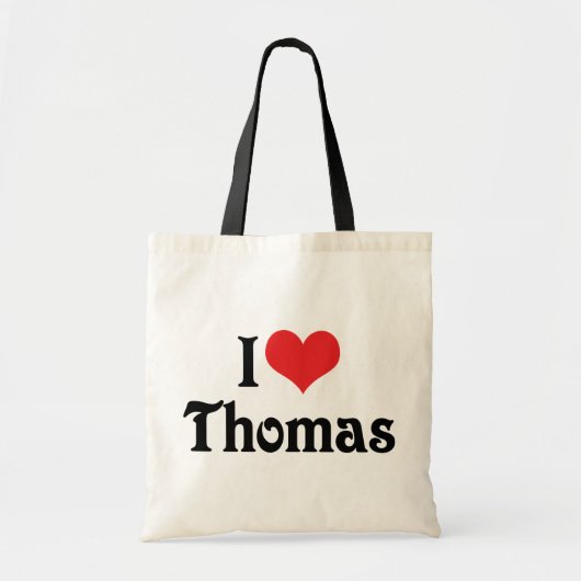 Ik hou van Thomas Tote Bag (Voorkant)