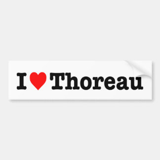 "Ik hou van THOREAU" Bumpersticker