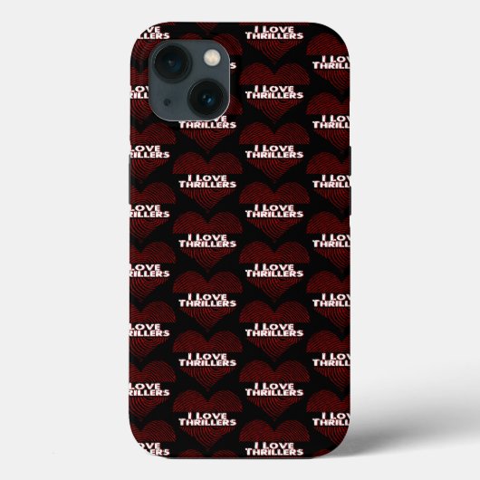 Ik hou van thrillers Case-Mate iPhone case (Achterkant)