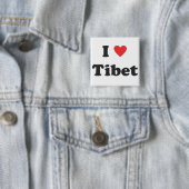 "Ik hou van Tibet" Button (In situ)