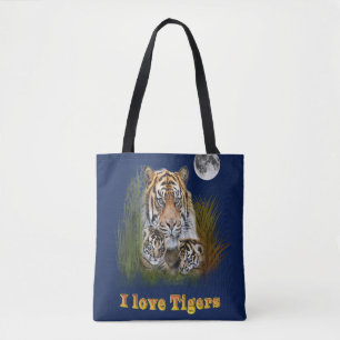Ik hou van Tigers Draagtas