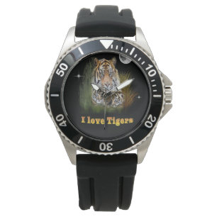 Ik hou van Tigers Horloge
