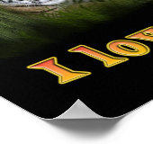 Ik hou van Tigers Poster (Hoek)