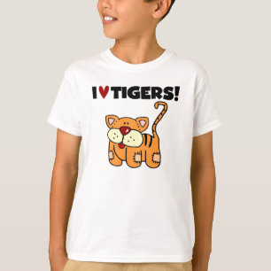 Ik hou van tijgers t-shirt