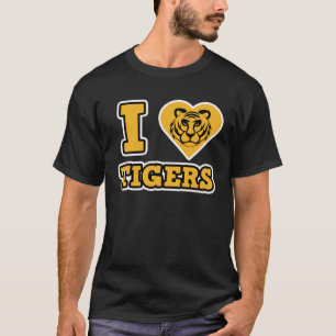 Ik hou van tijgers tijger kat tijger t-shirt