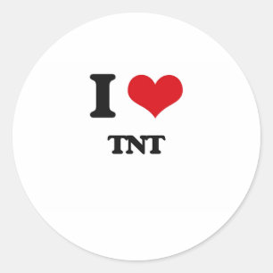 Ik hou van TNT Ronde Sticker