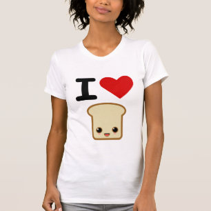 Ik hou van toast t-shirt