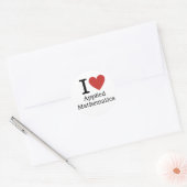 Ik hou ❤️ van toegepaste wiskunde STICKER (Envelop)