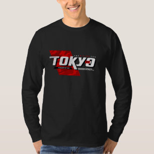 Ik hou van Tokio, prachtige Tokyo Japan Graphic Co T-shirt