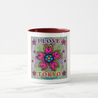 "Ik hou van TOKYO" Flowers Cup Mok