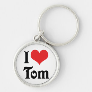 Ik hou van Tom Sleutelhanger