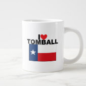 Ik hou van Tomball, TX Extra Grote Beker (Rechts)