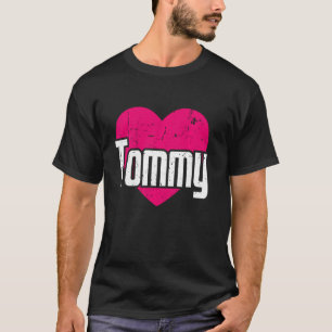 Ik hou van Tommy Schattigee voornaam I Heart Tommy T-shirt