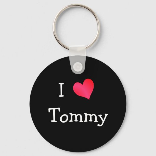 Ik hou van Tommy Sleutelhanger (Voorkant)