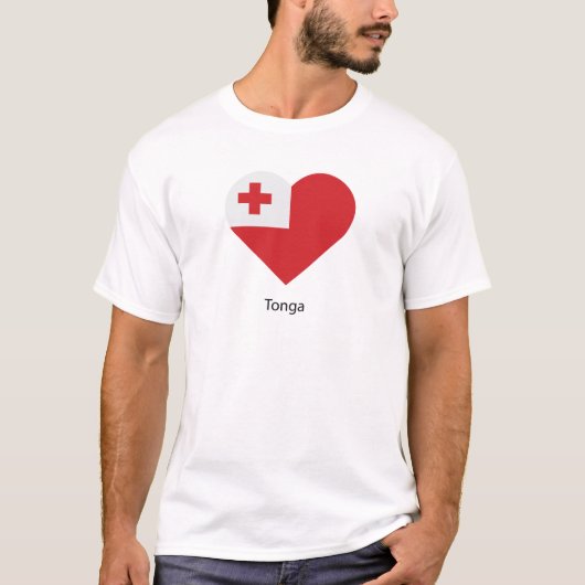 Ik hou van Tonga T-shirt (Voorkant)