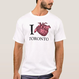 Ik hou van Toronto, anatomisch correct t-shirt