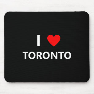 Ik hou van Toronto Canada Stad Toeristische Souven Muismat