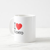 Ik hou van Toronto Koffiemok (Voorkant links)