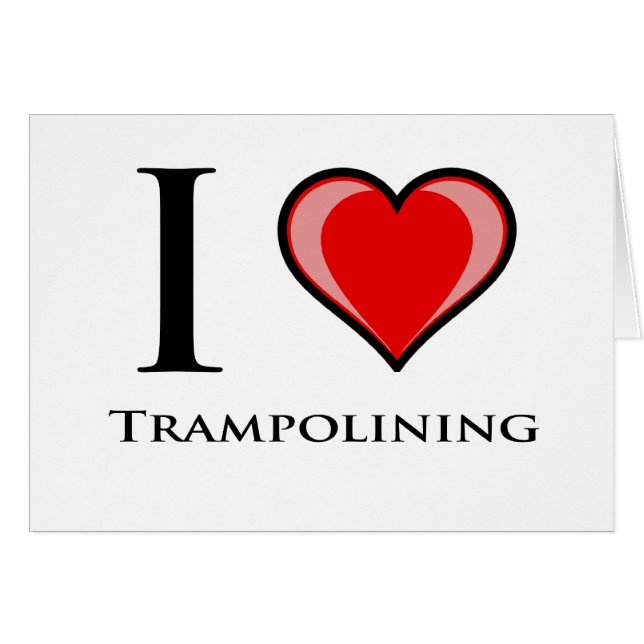 Ik hou van trampolining (Voorkant Horizontaal)