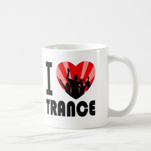 Ik hou van Trance Dancers design Koffiemok