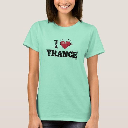 Ik hou van trance t-shirt (Voorkant)