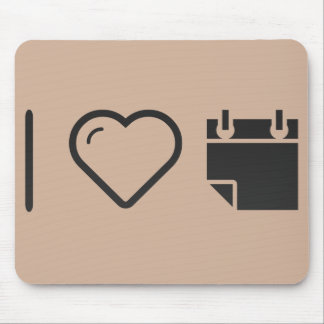 Ik hou van tranen van kalendars muismat