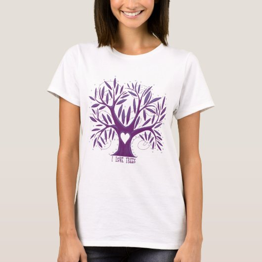 Ik hou van Trees T-shirt (Voorkant)