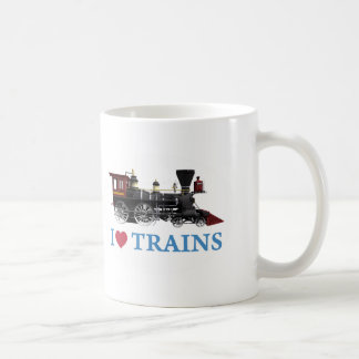 Ik hou van treinen koffiemok