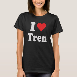 Ik hou van Tren Distressed Retro Vintage Design_3 T-shirt