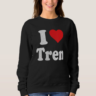 Ik hou van Tren Distressed Retro Vintage Design_3 Trui