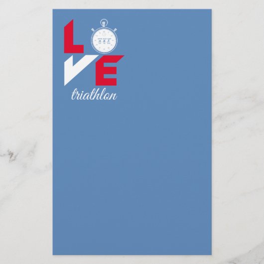 Ik hou van triathlon flyer (Voorkant)