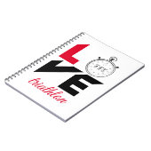 Ik hou van triathlon notitieboek (Linkerzijde)