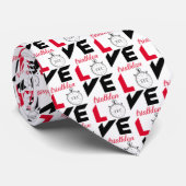 Ik hou van triathlon stropdas (Opgerold)