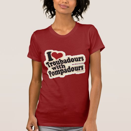 Ik hou van Troubadours T-shirt (Voorkant)