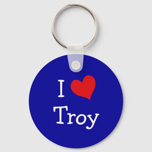 Ik hou van Troy Sleutelhanger (Voorkant)