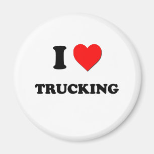 Ik hou van trucken magneet
