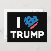 Ik hou van Trump Briefkaart (Voorkant / Achterkant)