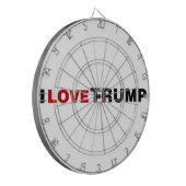 Ik hou van Trump Dartbord (Voorkant Links)