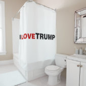 Ik hou van Trump Douchegordijn (In situ)